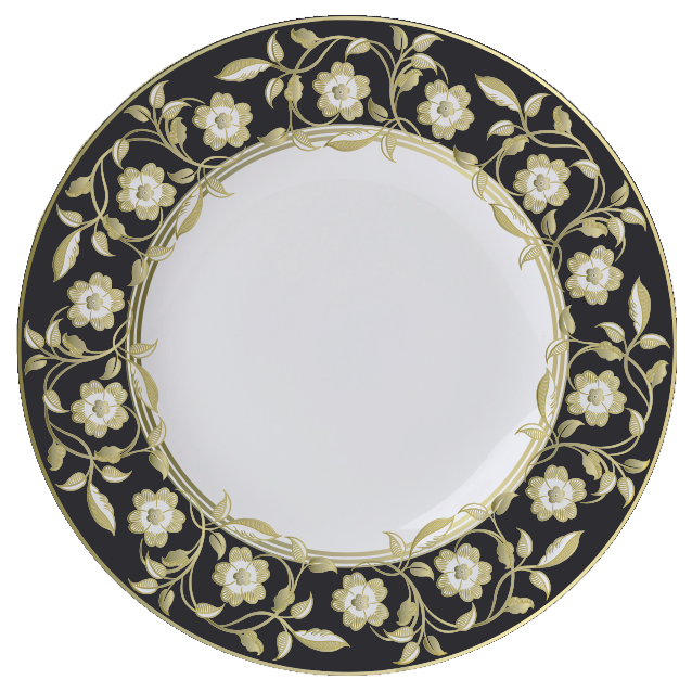 Salad/Dessert Plate Black