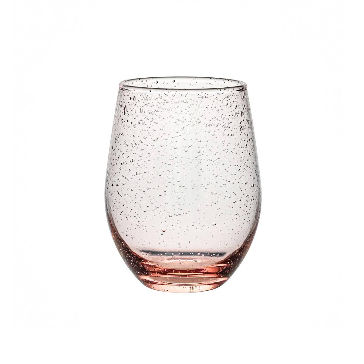 Stemless Wine Glass - Blush