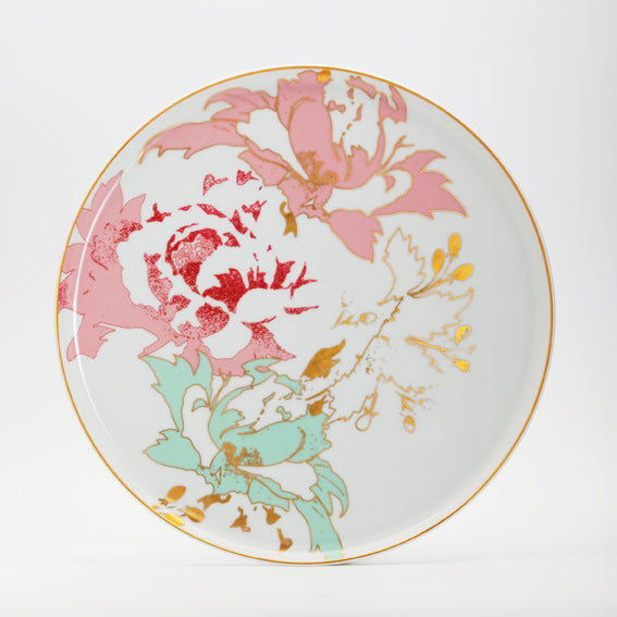 Round cake platter