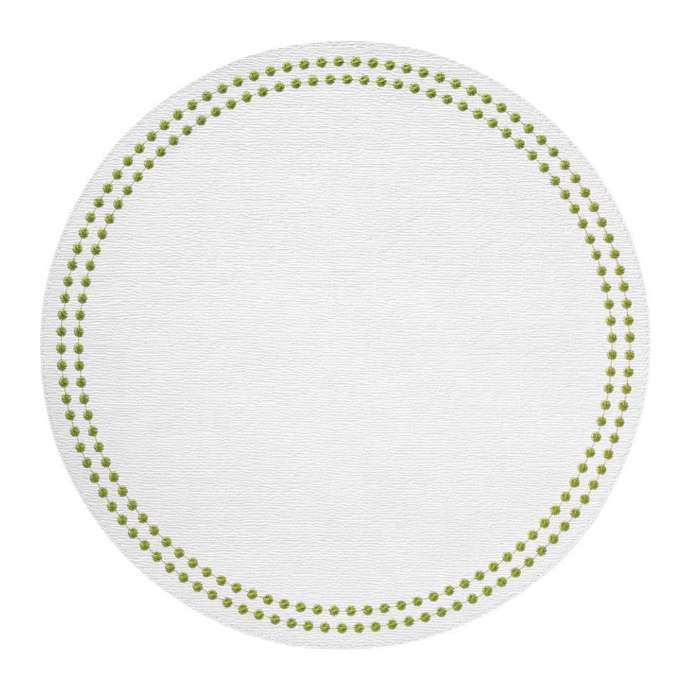Antique White/Willow Mats p/4