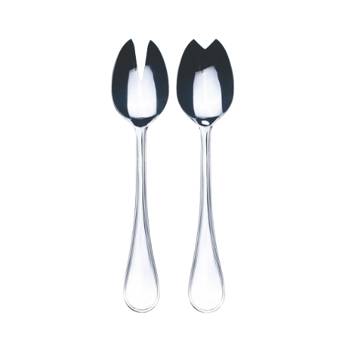 Salad Serving Set - 2 Pieces - Stainless Steel