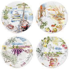 Dessert Plates, Set of 4 Assorted