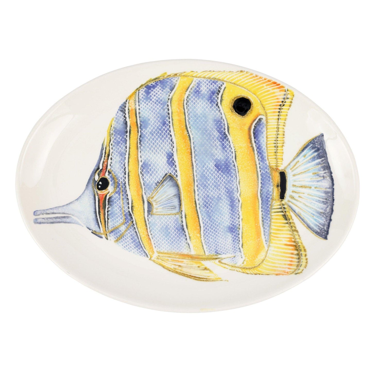 Butterfly Fish Oval Platter