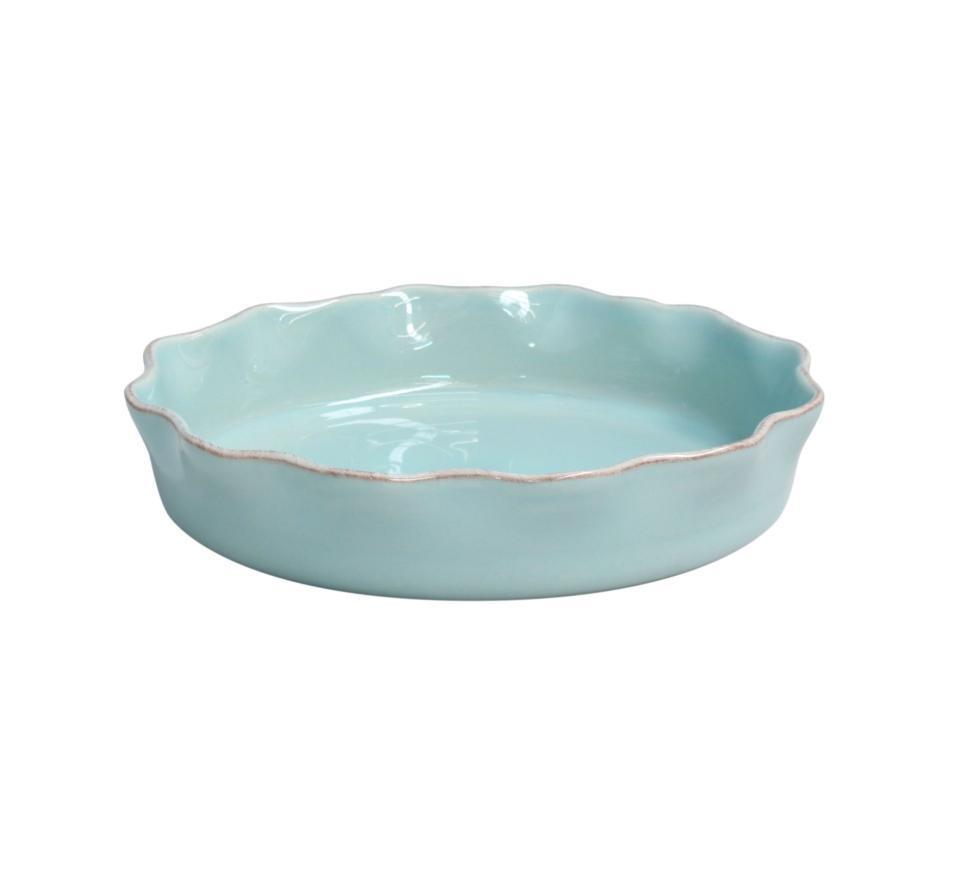 Pie Dish 11", Robin's egg blue