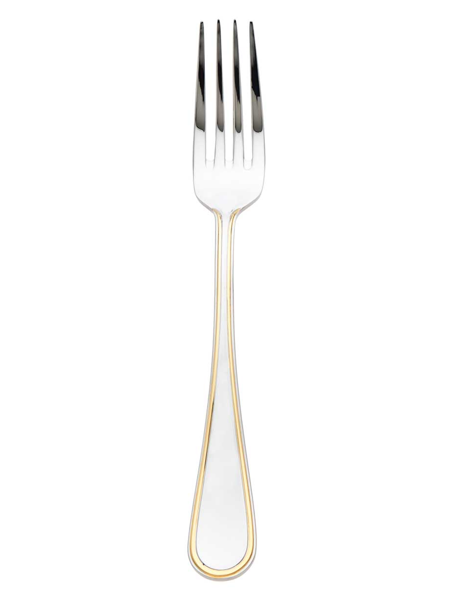 Gold Serving Fork