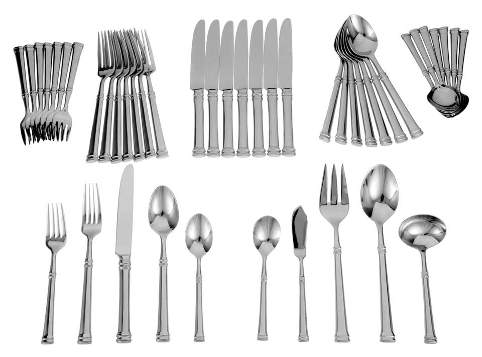 45 Piece Flatware Set