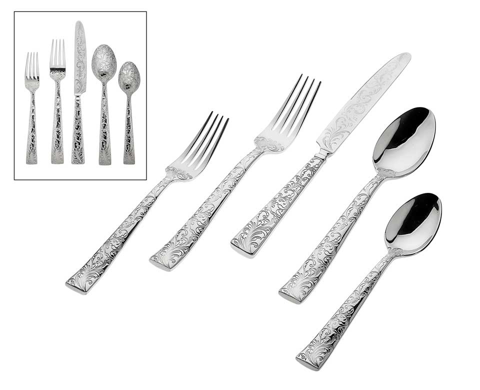 20 Piece Set (four 5 piece place settings)