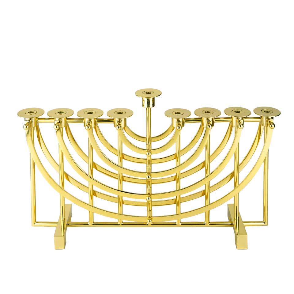 Suspension Menorah - All Gold