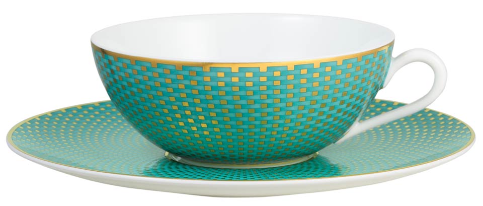 Tea cup extra and saucer motif n°1 set GBX