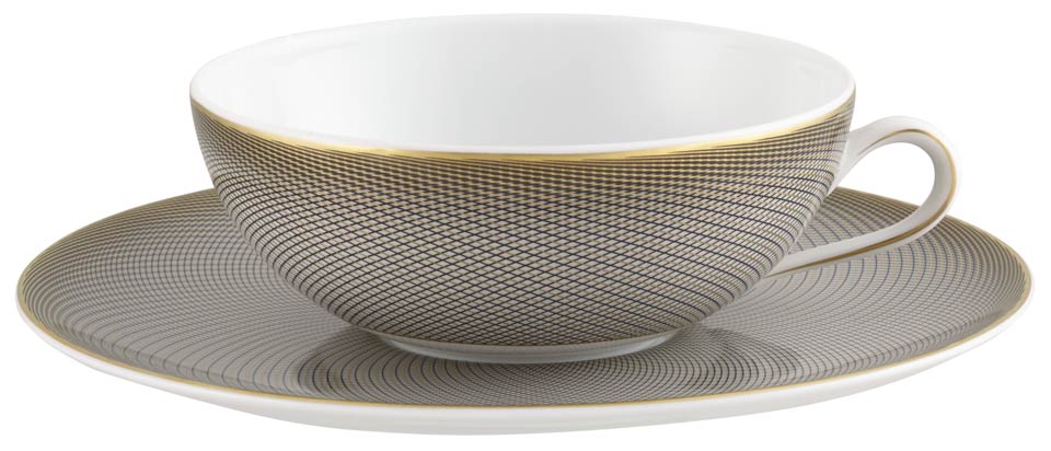 Tea cup extra and saucer motive n°3 set GBX