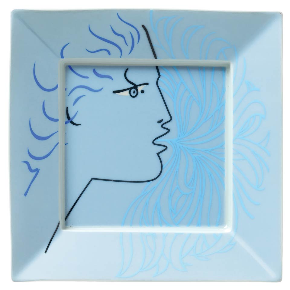 Square Trinket Tray Blue 6.69 x 6.69 in GBX (old code: 0661-33-600017)