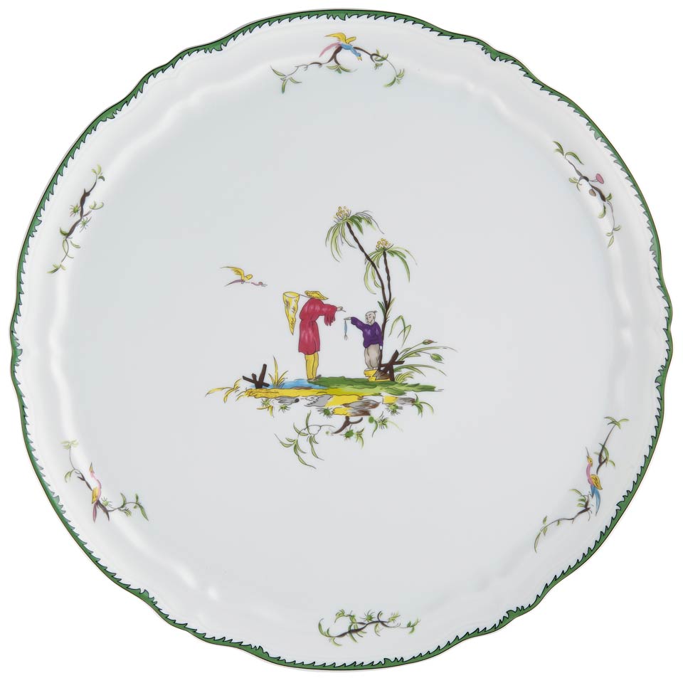 Round Flat Cake Plate D-12.2 in