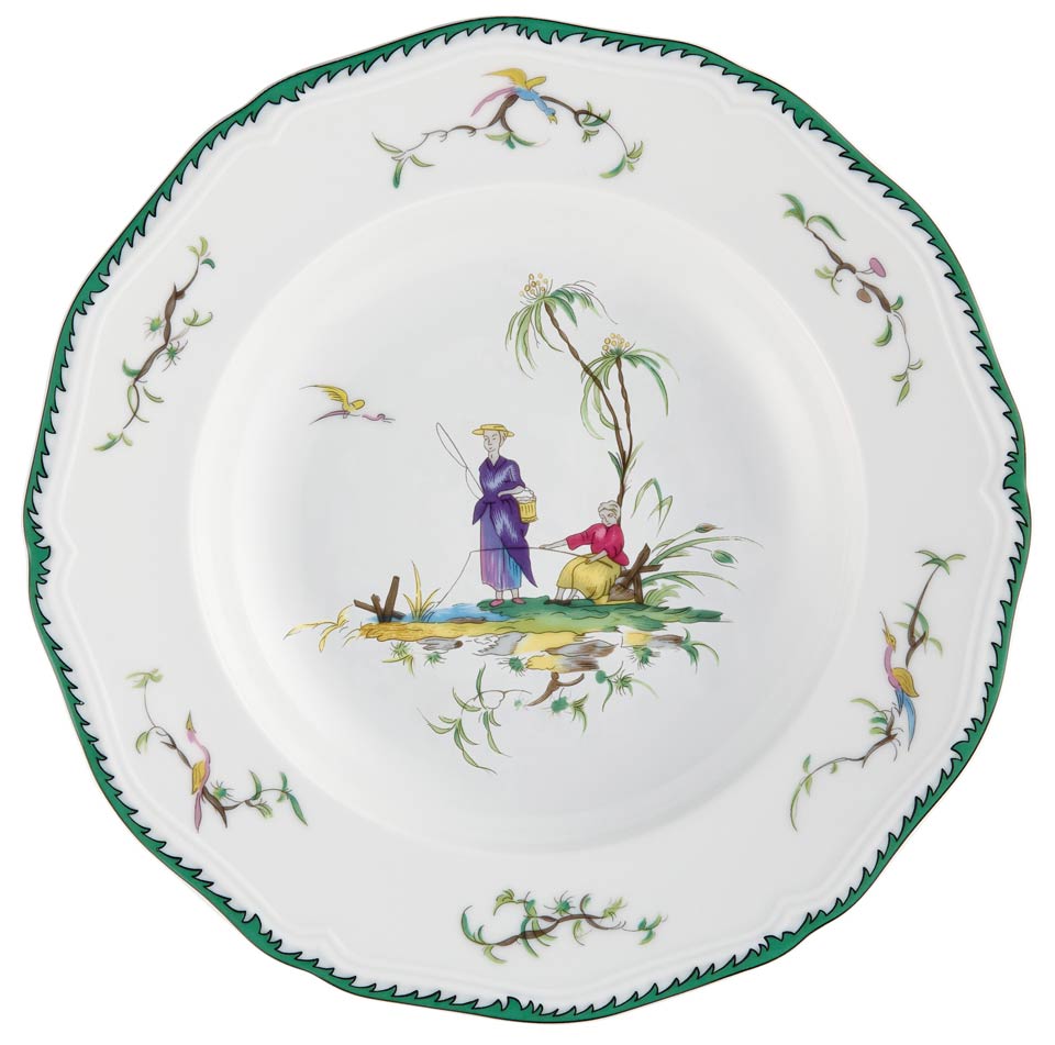 French Rim Soup Plate D-9.1 in 5.9 oz