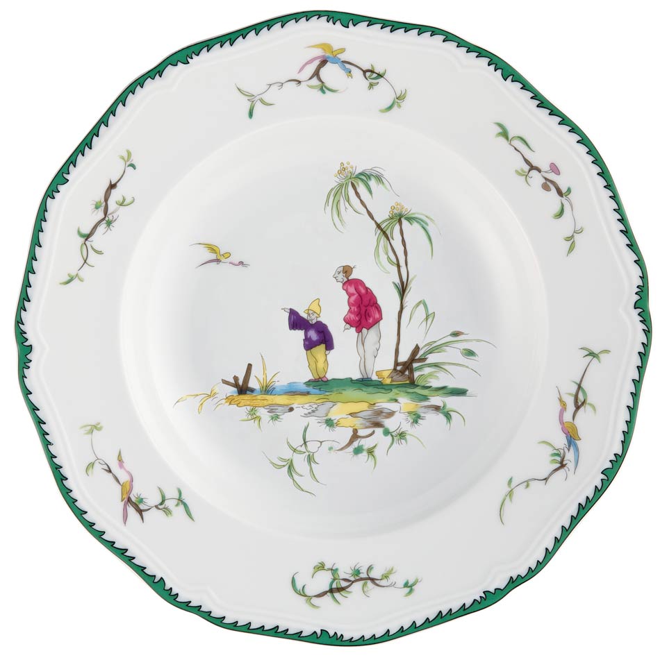French Rim Soup Plate D-9.1 in 5.9 oz