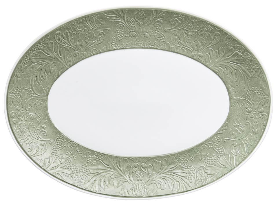 Celadon - Oval Platter 14.2 x 10.2 in