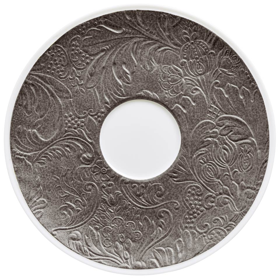 Dark Grey - Tea Saucer Extra 6.9 in