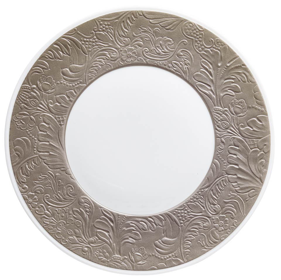 Warm Grey - Salad/Dessert Plate Coupe 9.4 in