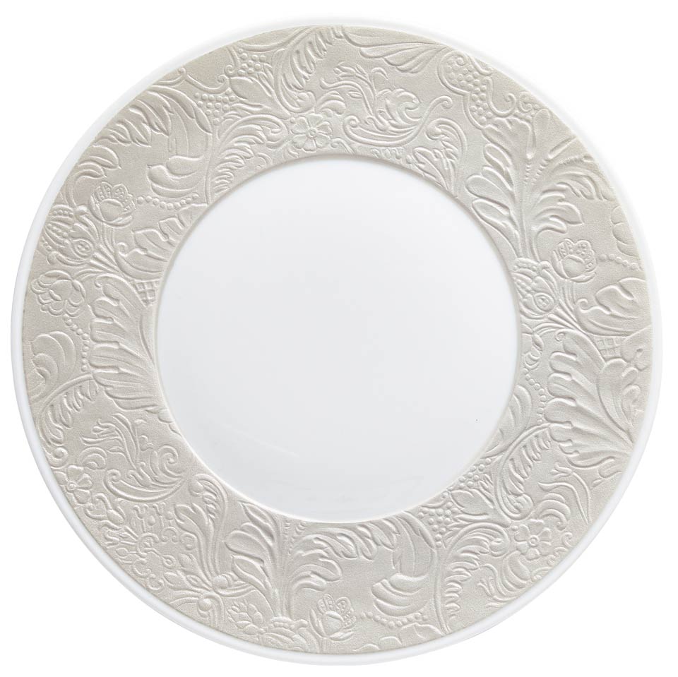 Pearl Grey - Salad/Dessert Plate Coupe 9.4 in