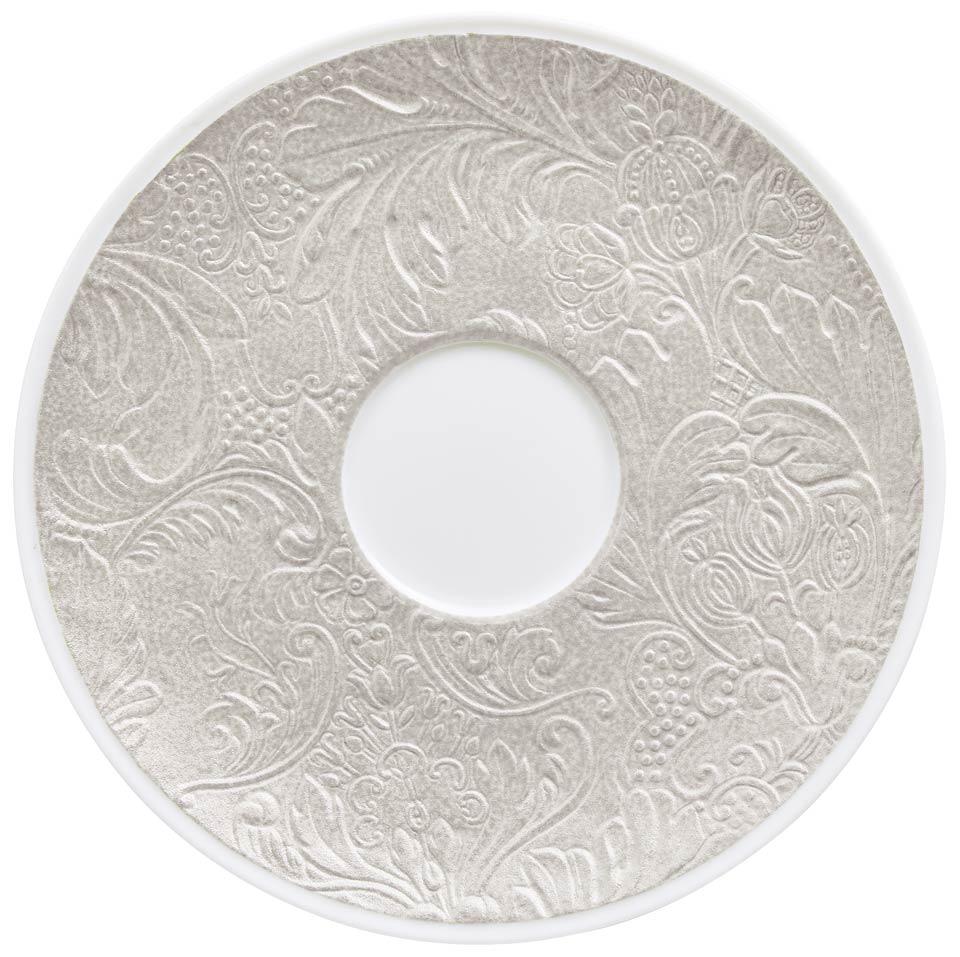 Pearl Grey - Tea Saucer Extra 6.9 in