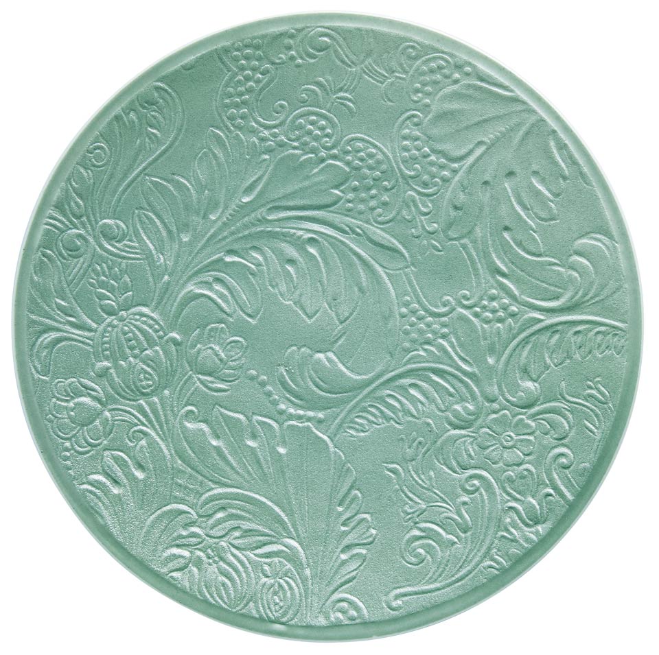 Turquoise - Bread & Butter Plate Coupe 6.3 in