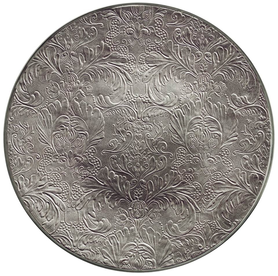 Buffet Plate Coupe Completely Engraved 12.6 in