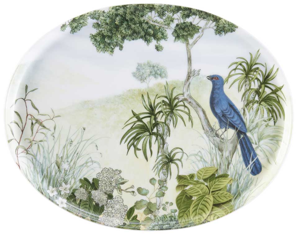Oval Platter 8 1/4 in Blue