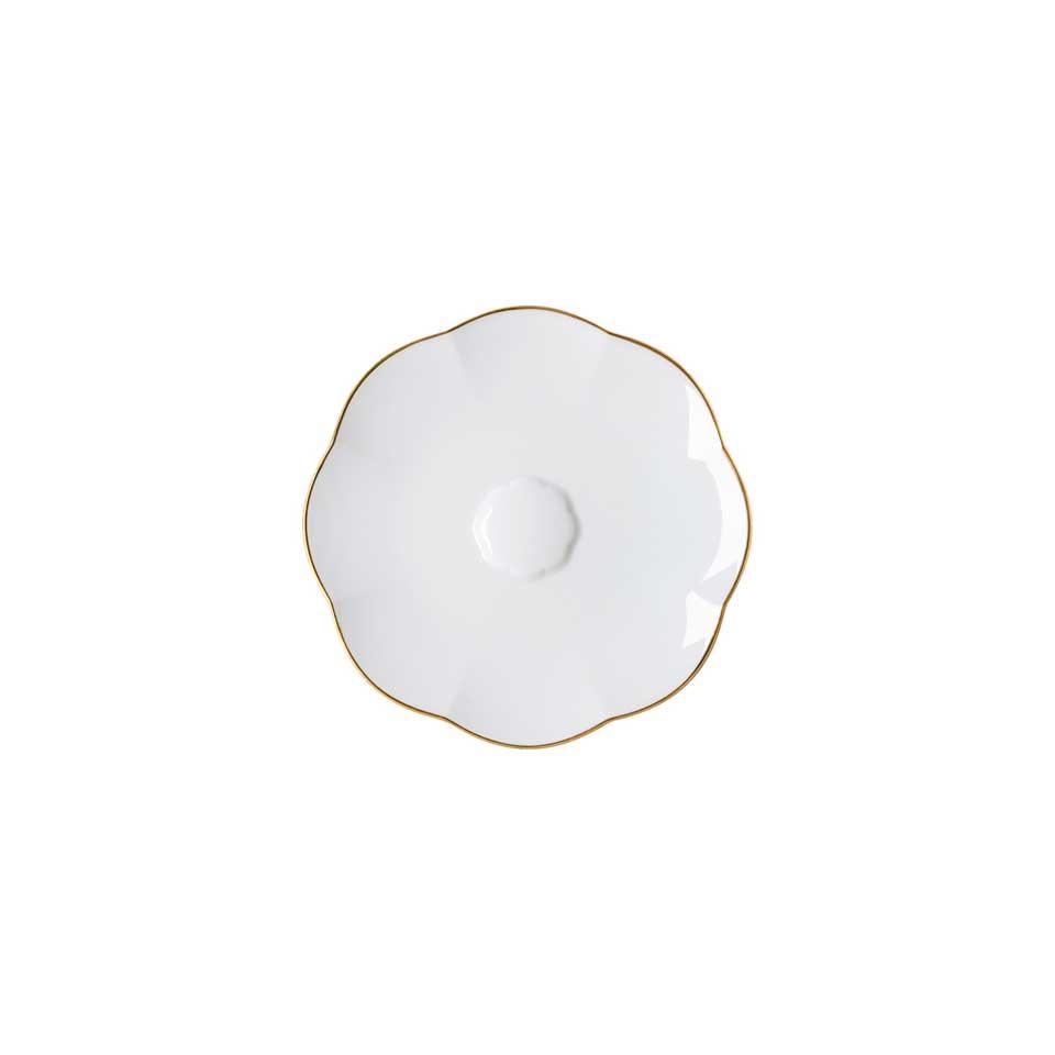 Combi Saucer 6 1/4 in Gold Band