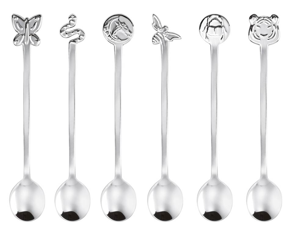 DISCONTINUED-Party Fashion Party Spoons 6 pcs Spoon Set Gift Box