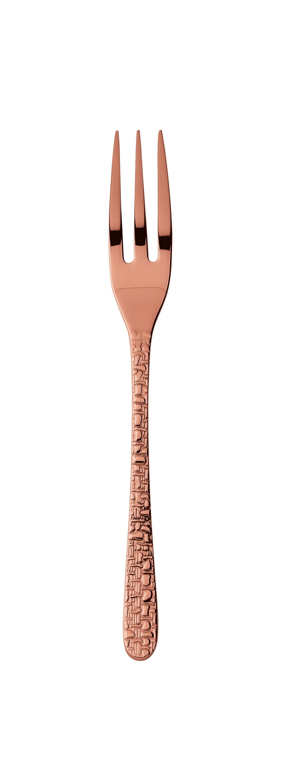 Cake Fork 18/10 s/s 5 5/8 in PVD Copper