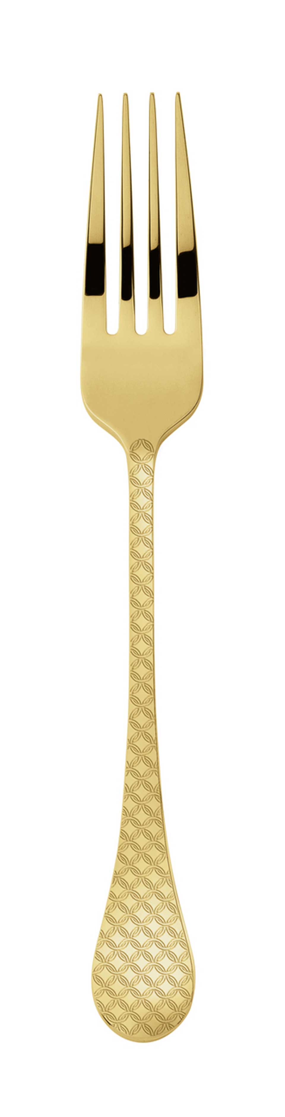 Taormina Gold - Dessert Fork 18/10 s/s 7 1/8 in - PVD Gold