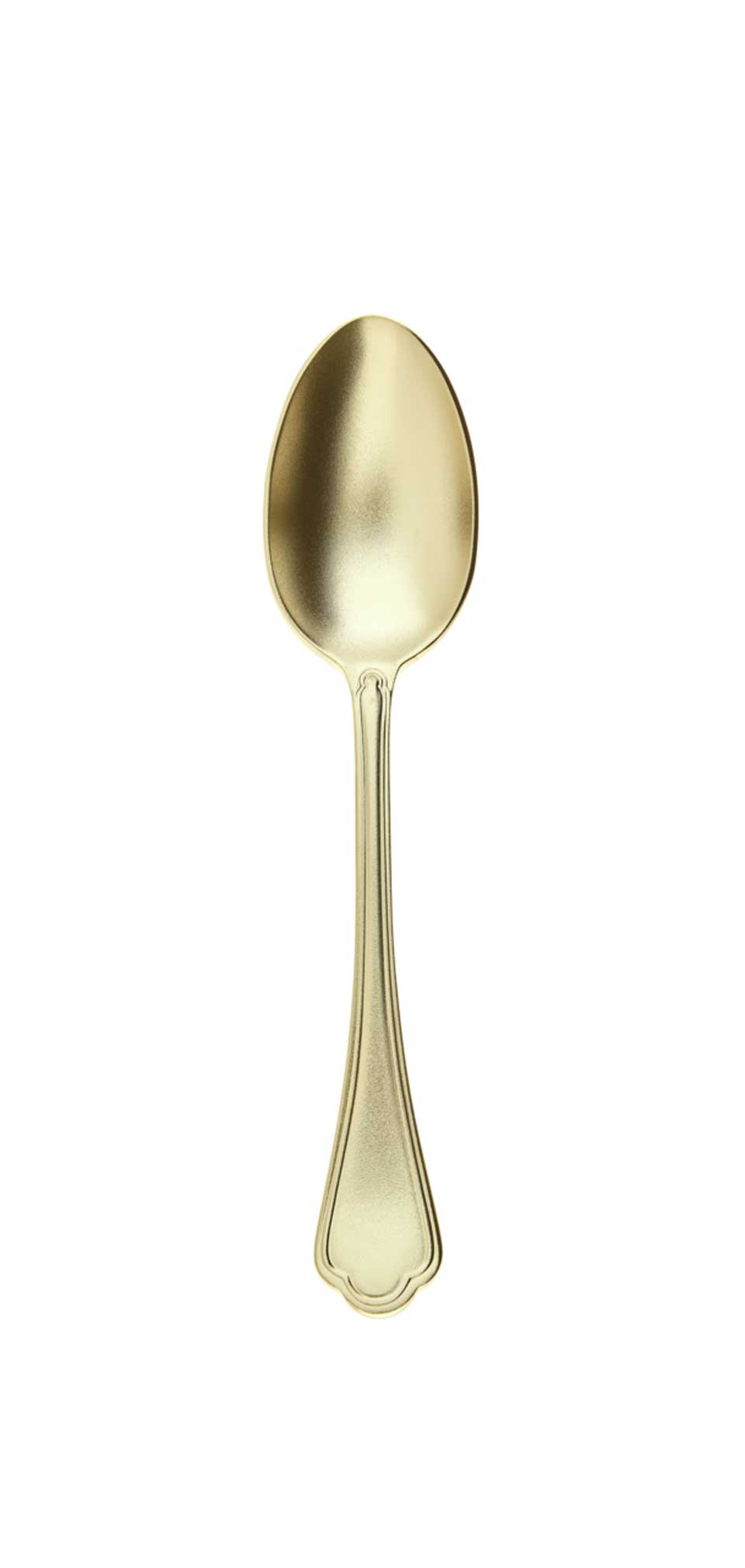 DISCONTINUED-Diamond - Tea/Coffee Spoon 18/10 s/s - PVD White Gold