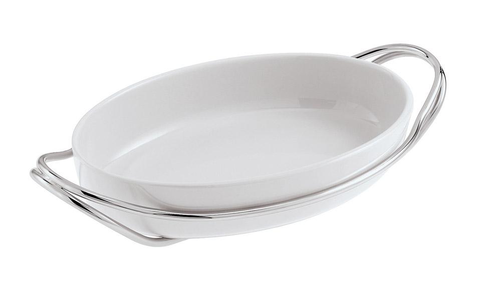 Oval porcelain dish set
