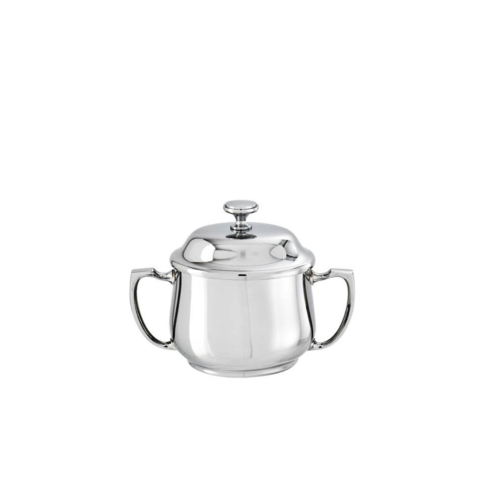 Sugar bowl with cover & handles
