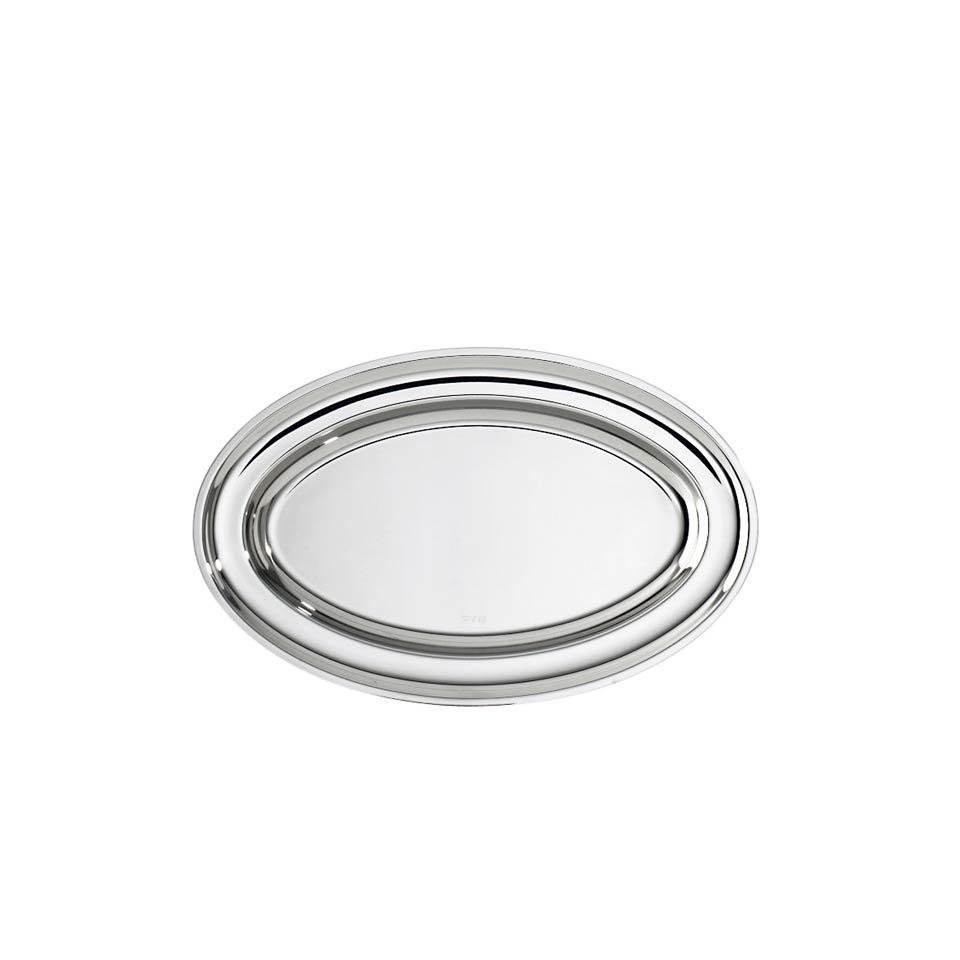 Oval meat tray