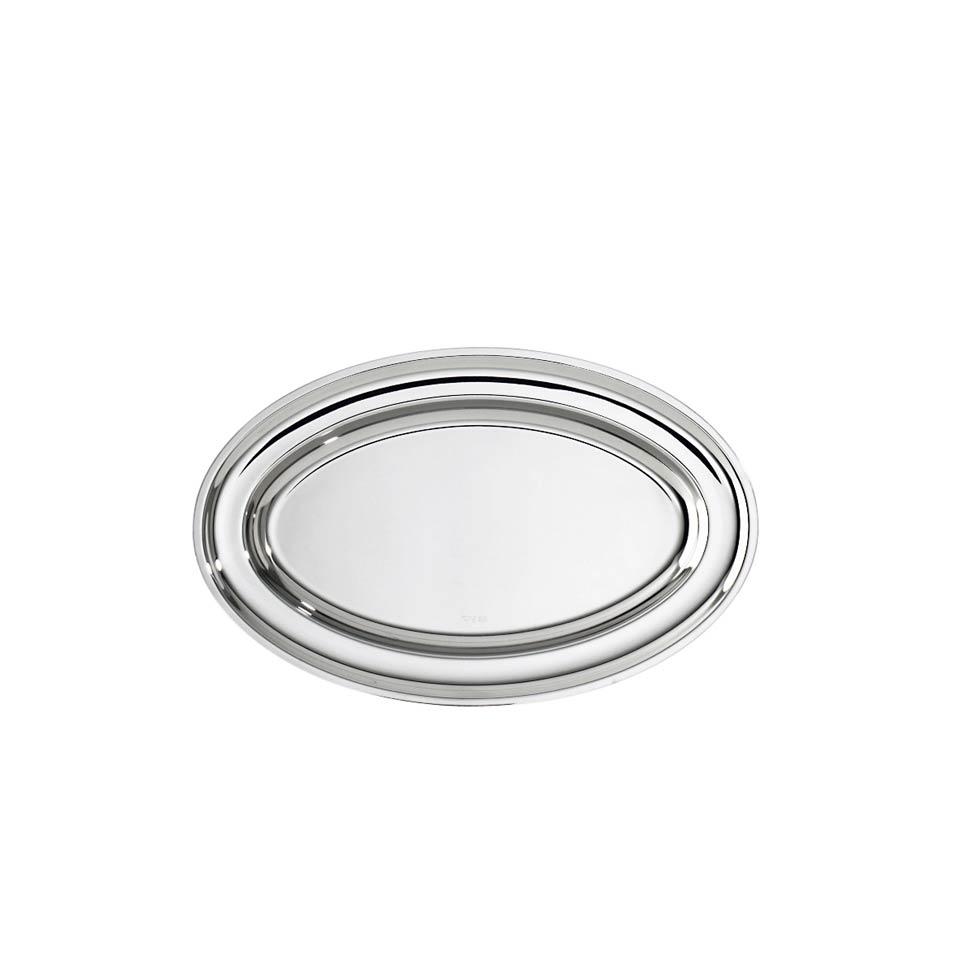 Oval meat tray