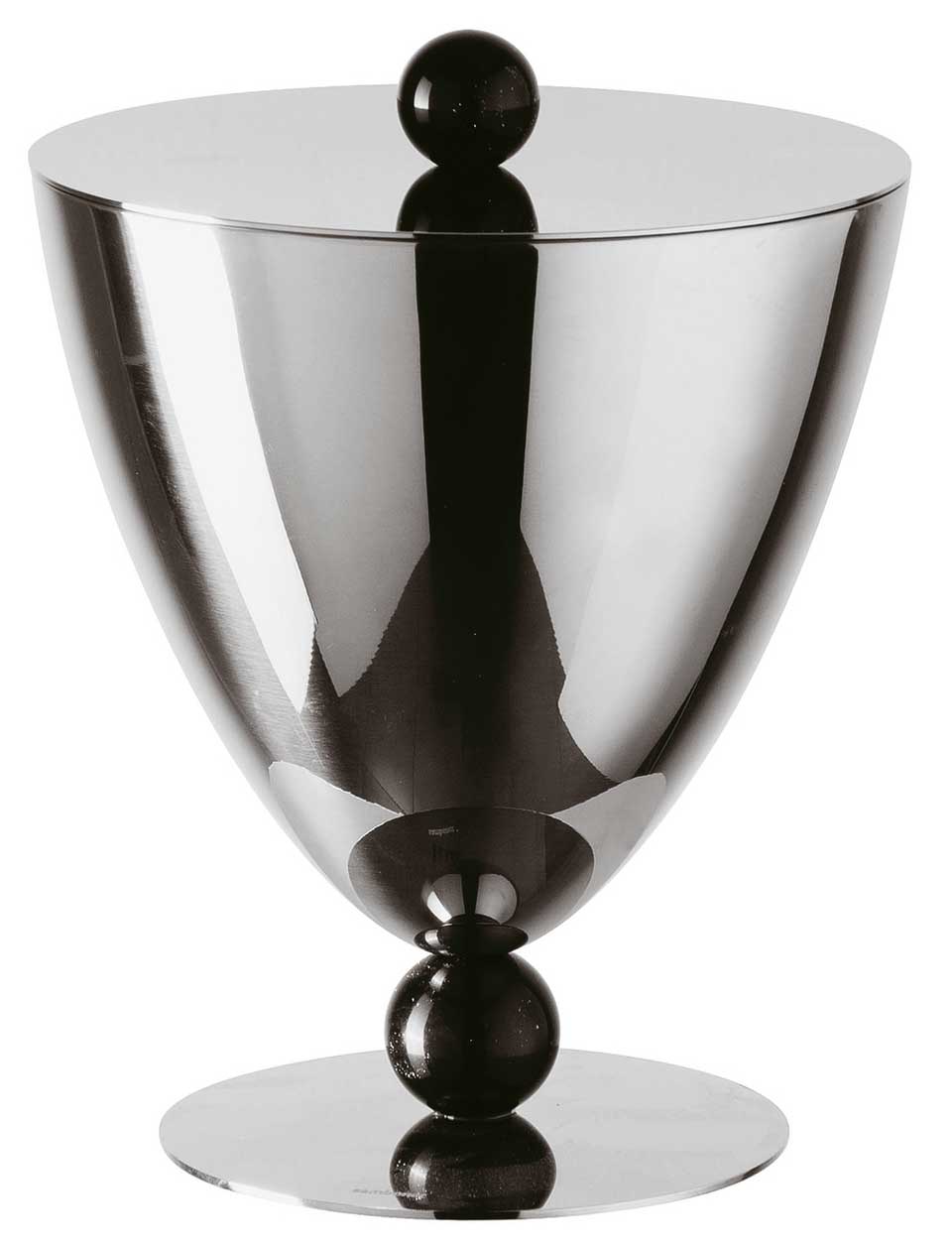 Ice Bucket S/S Resin Base Black Marble