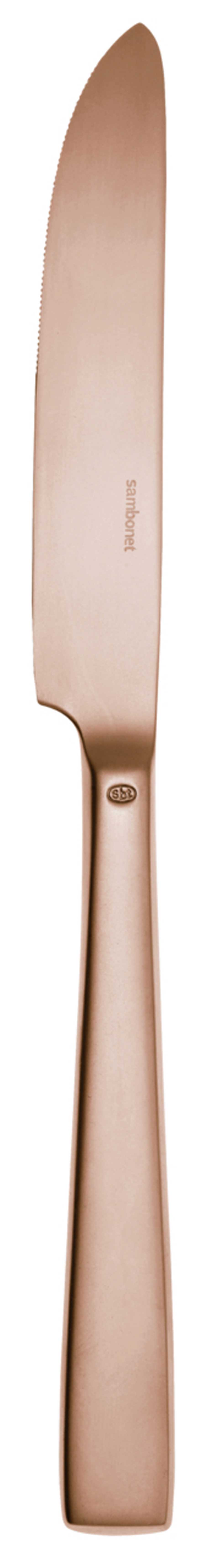 DISCONTINUED-Copper Antico - Table Knife SH 18/10 s/s - PVD Copper
