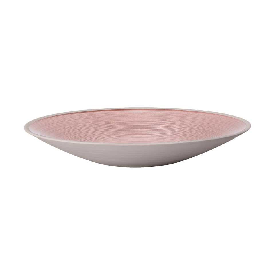 Bowl Shallow 11 3/4 in 1 3/4 in H Pink