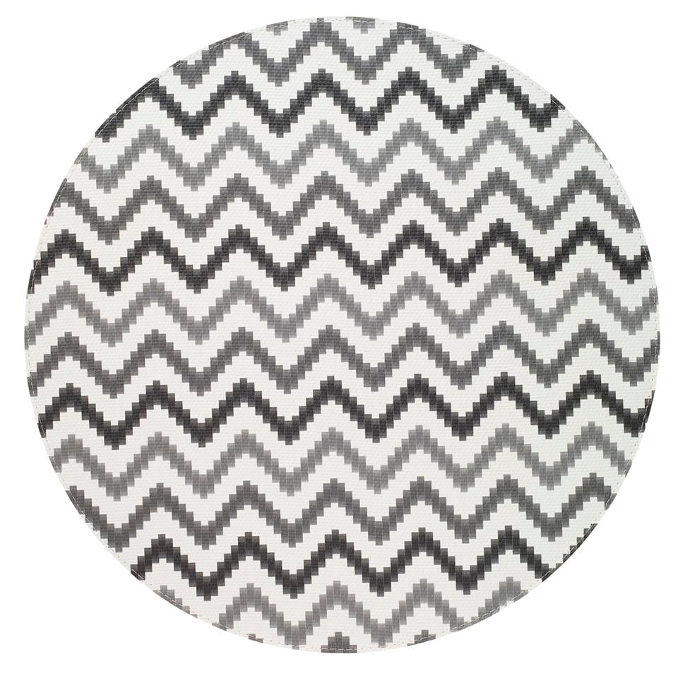 Charcoal Round Mats p/4