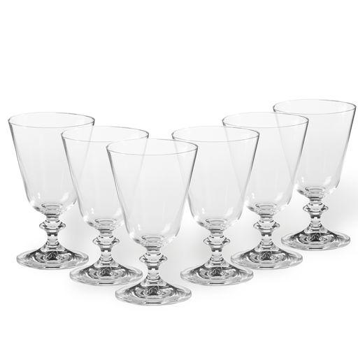 Set/6 wine glasses, Clear