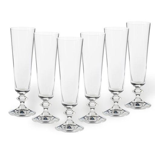 Set/6 flutes, Clear