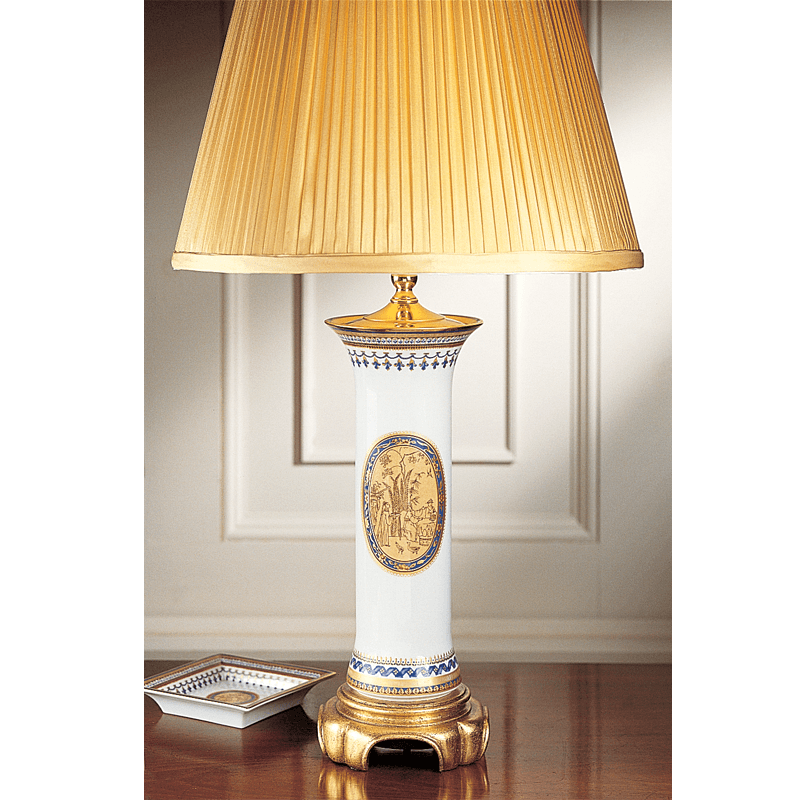 Chinoise BlueTrumpet Lamp