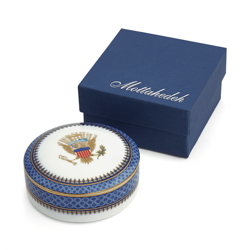 American Eagle Round Box