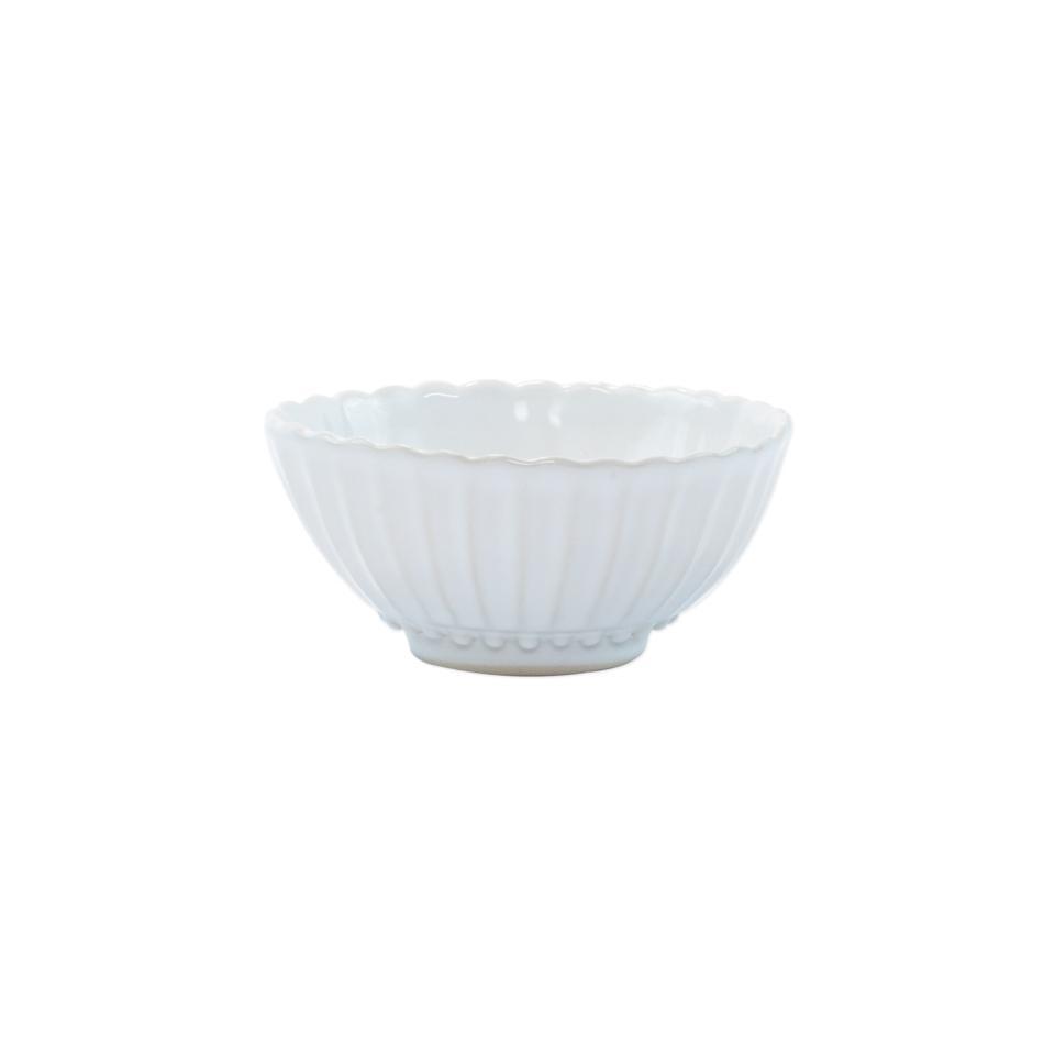 White Stripe Small Bowl