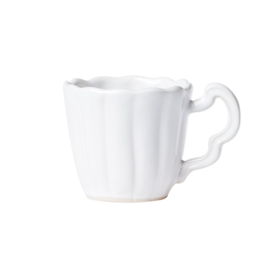 White Scallop Mug