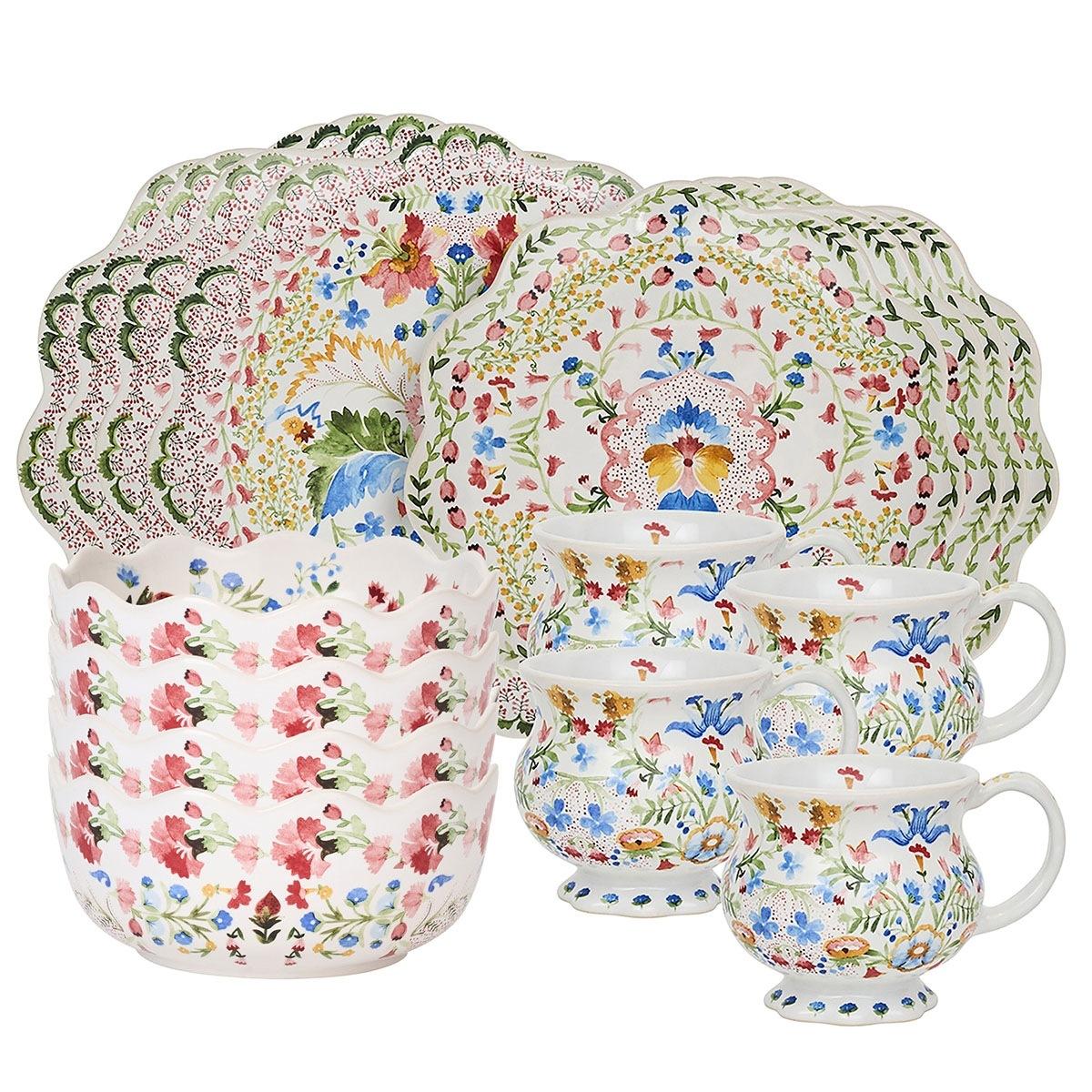 16pc Place Setting - Multi