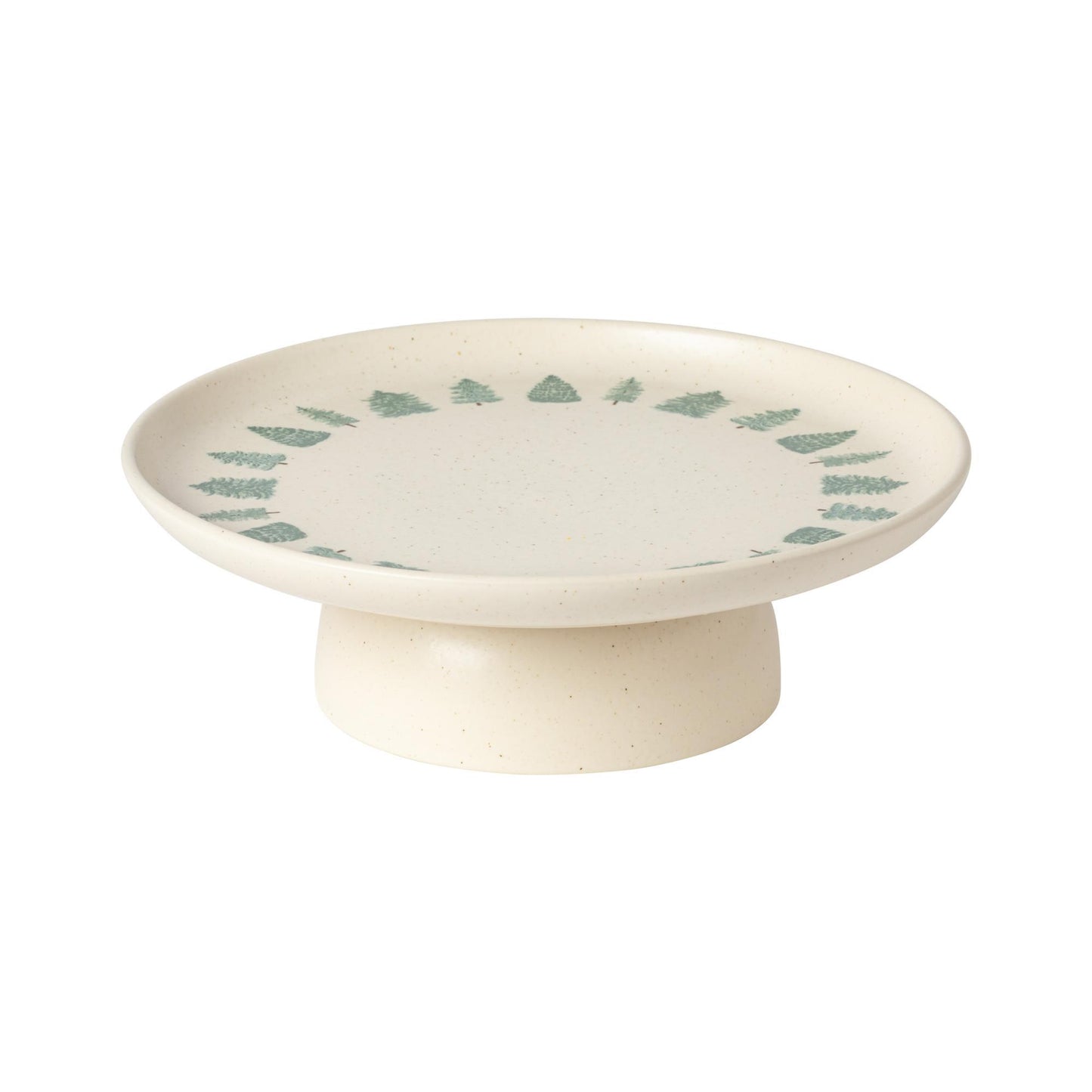 Footed plate, Christmas tree