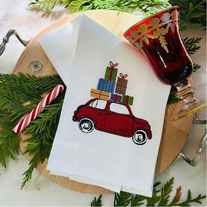Home for the Holidays, White ( Red Multi)