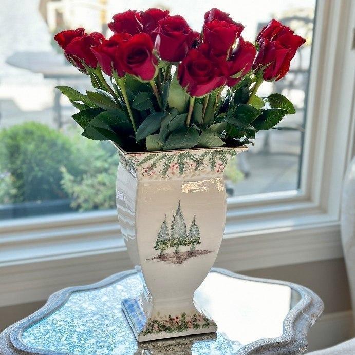 Footed Vase