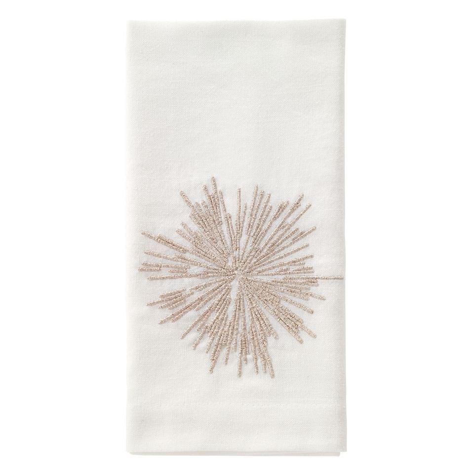 Champagne Embroidered 22" Napkin p/4